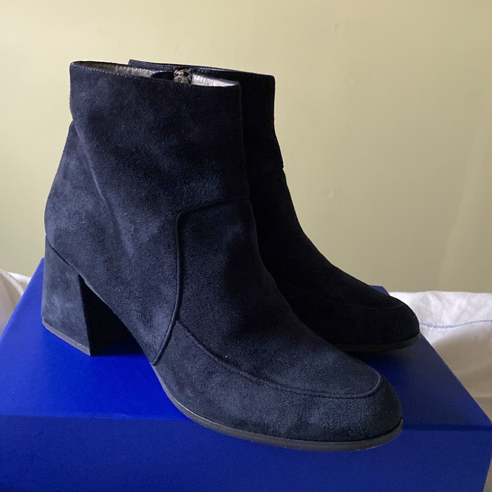 Eileen Fisher Butter Soft Blue Suede Boots